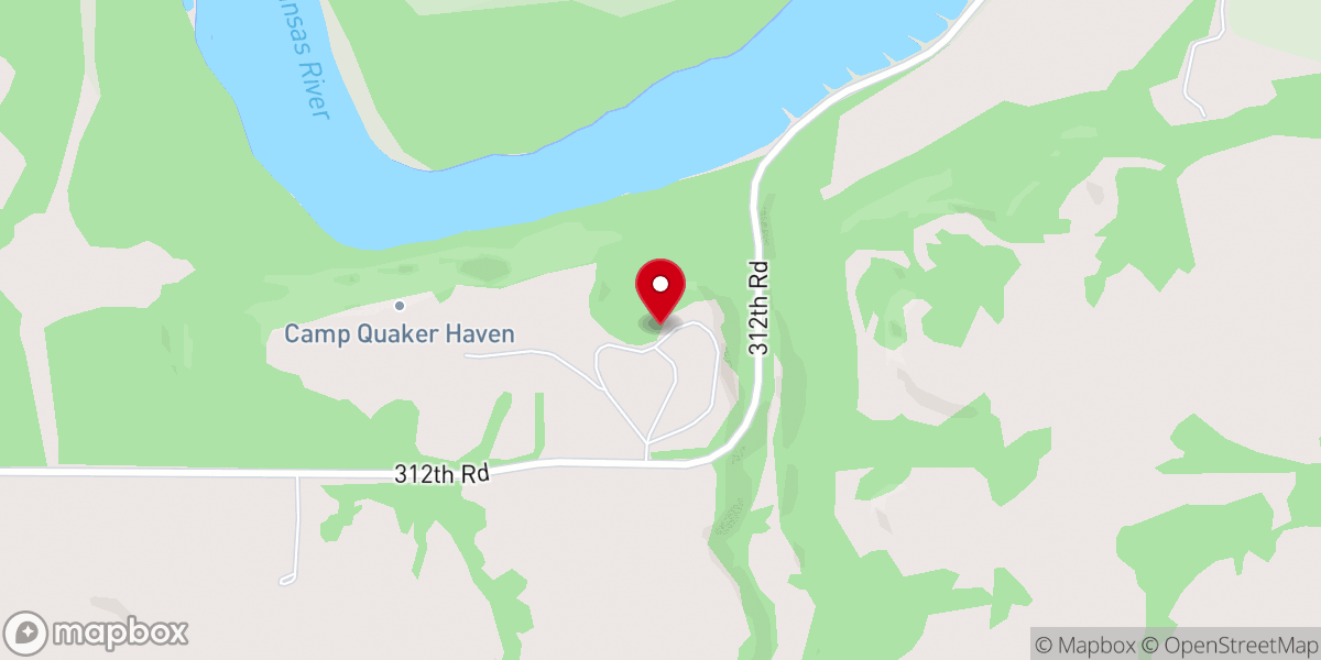 Map showing location of GraceLife Bible Camp