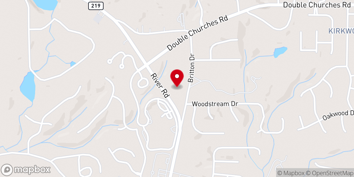 Map showing location of Grace Presbyterian Church ECO