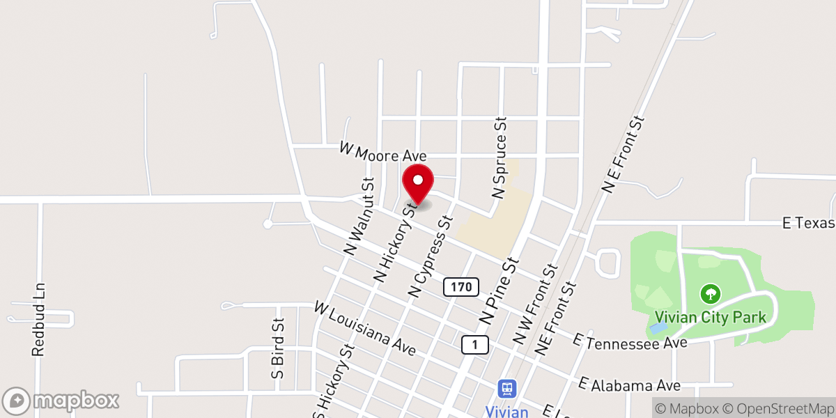 Map showing location of Greater Love Outreach Ministries