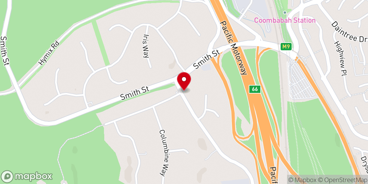 Map showing location of Macedonian Orthodox Church Sveta Nedela Gold Coast