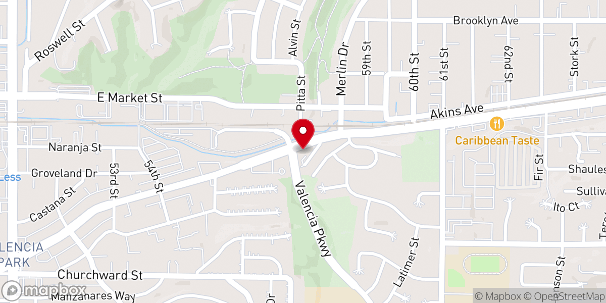 Map showing location of St. Stephen's Cathedral Church of God in Christ