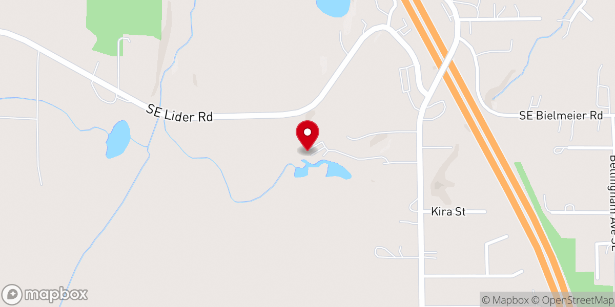 Map showing location of Cedar springs