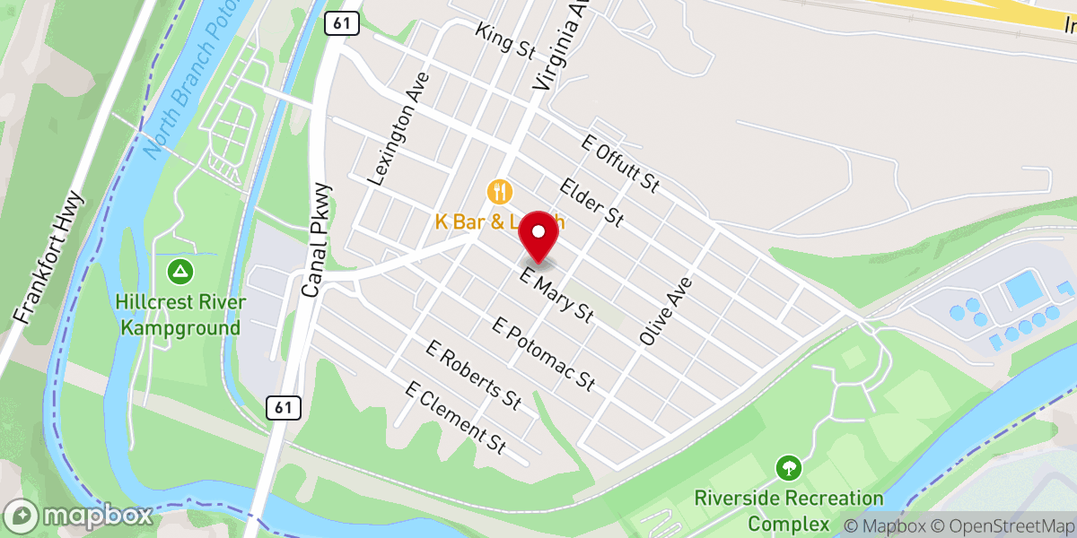 Map showing location of Living Waters Ministries