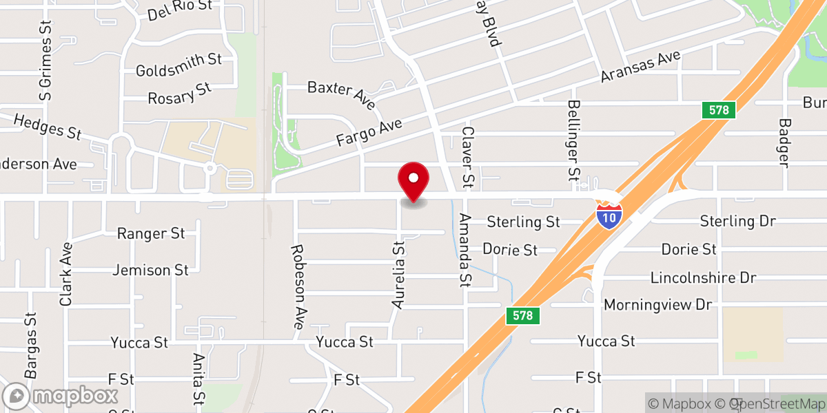 Map showing location of Evangelist Temple Church of God in Christ