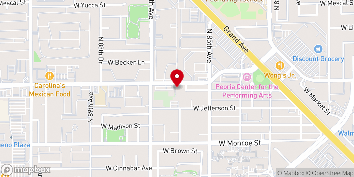 Map showing location of St Charles Borromeo Catholic Church