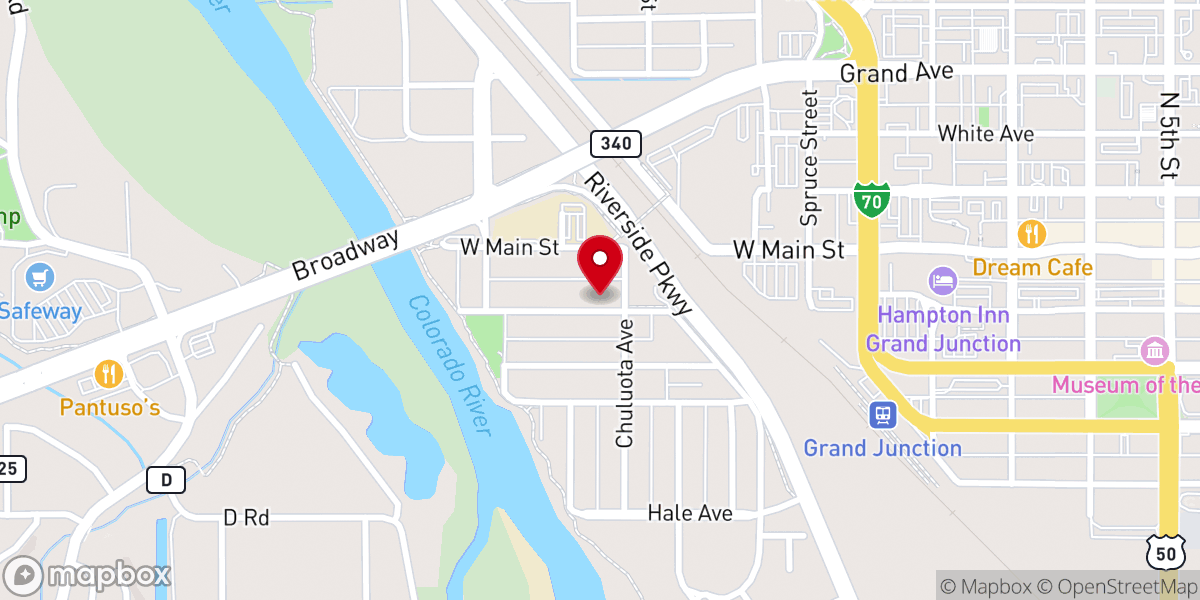 Map showing location of The Journey Church Grand Junction