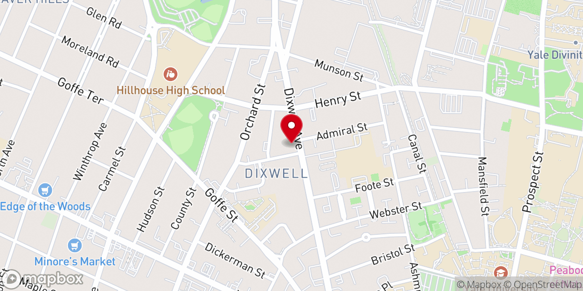 Map showing location of Varick Memorial AME Zion Church