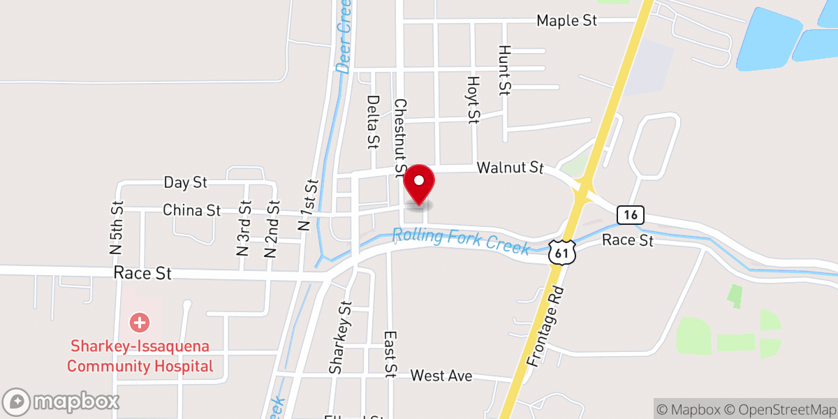 Map showing location of Chapel of the Cross Episcopal Church