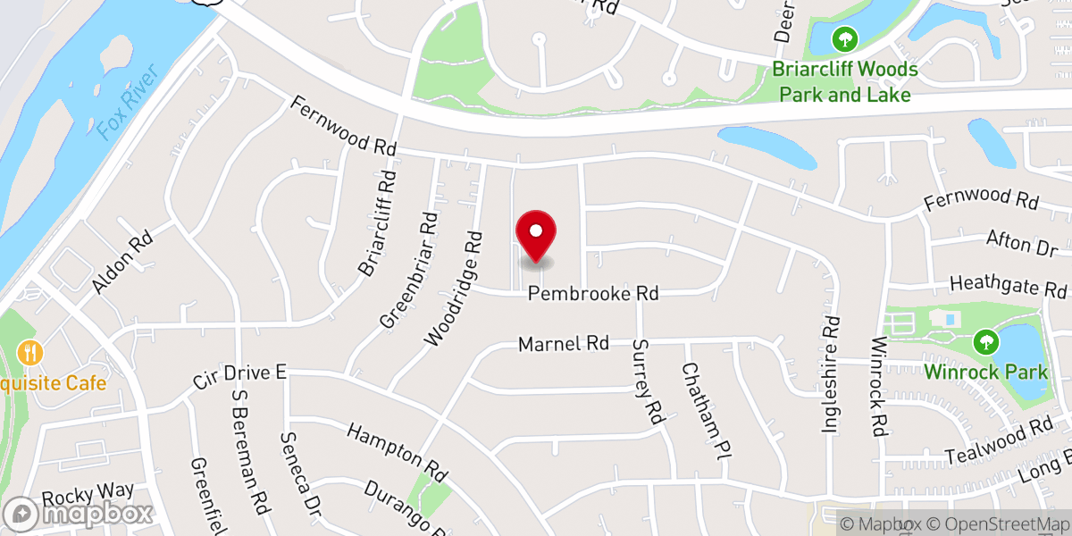 Map showing location of St Luke's Lutheran Church