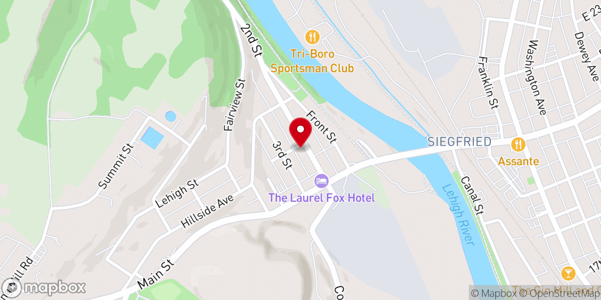 Map showing location of Victory Family Church