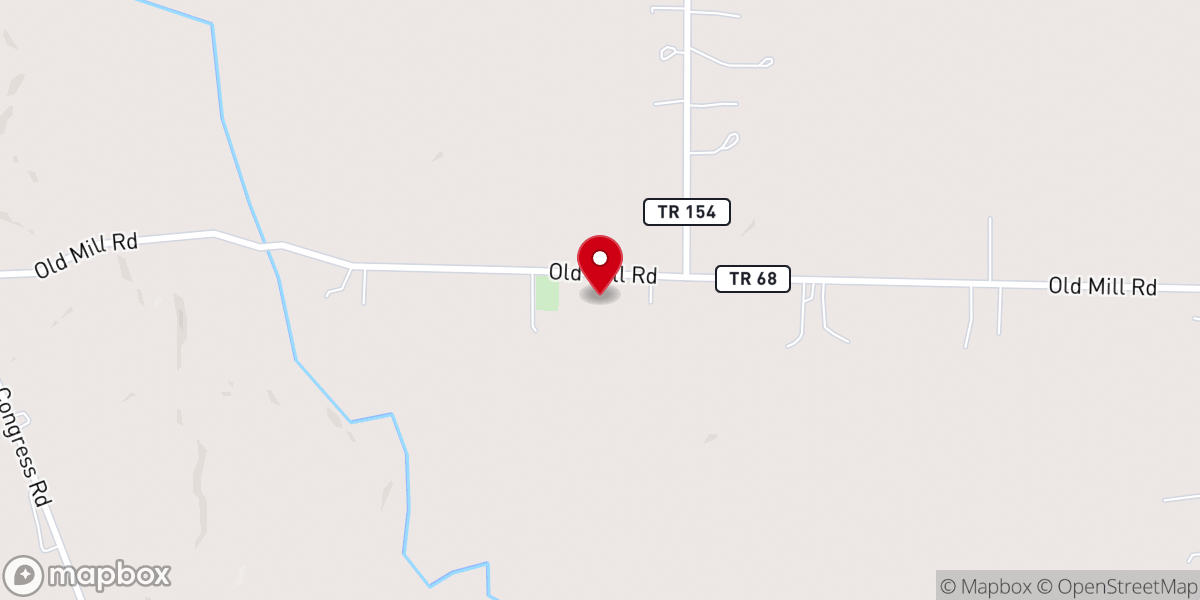 Map showing location of Black River Church-Brethren