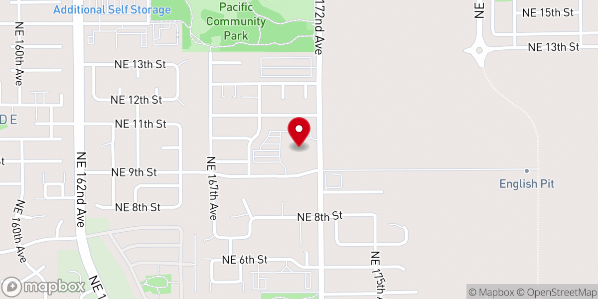 Map showing location of Holy Redeemer Catholic Church