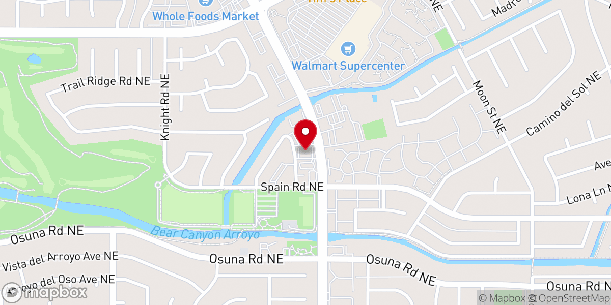 Map showing location of Central Baptist Association