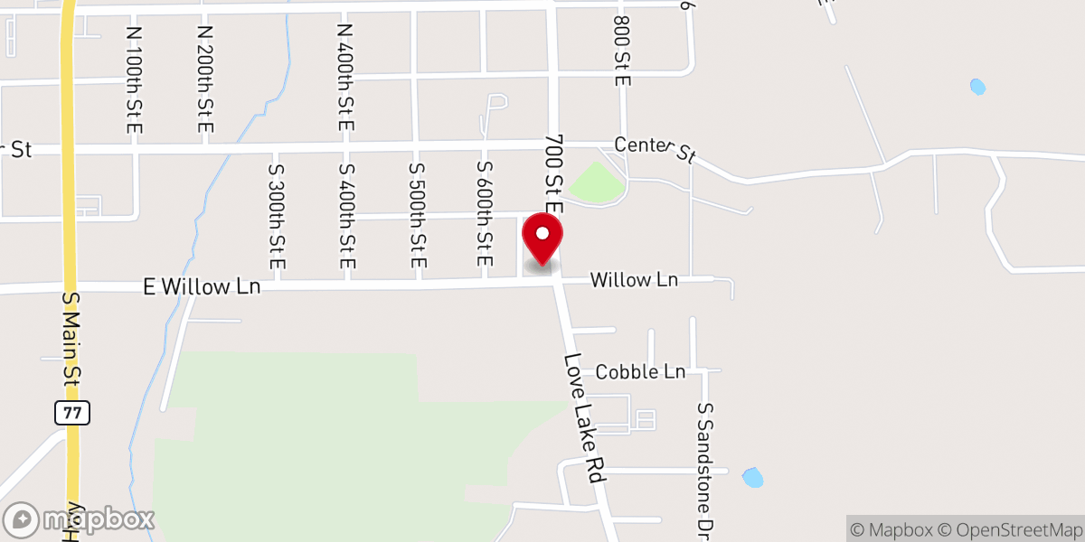 Map showing location of AMADEO Christian Fellowship of Taylor-Snowflake