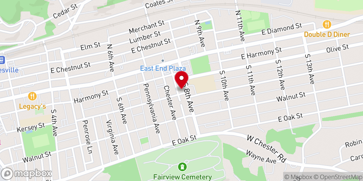 Map showing location of Kingdom Legacy House