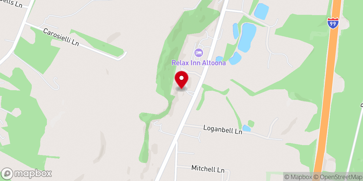 Map showing location of Faith Bible Church