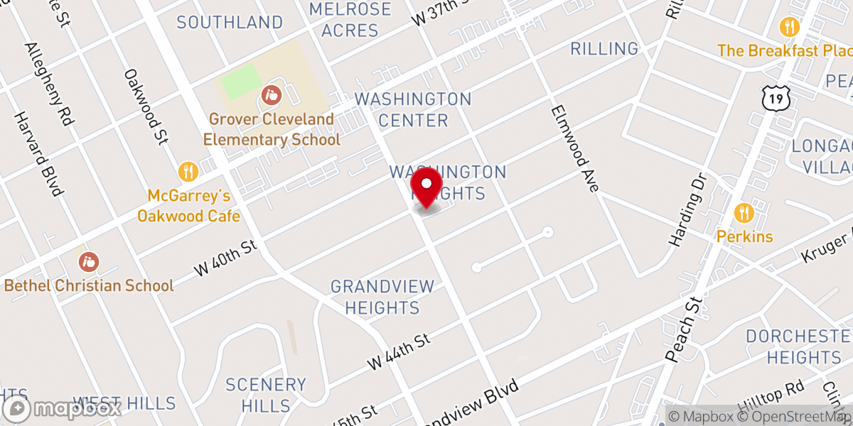Map showing location of Greater Bethlehem Temple Church