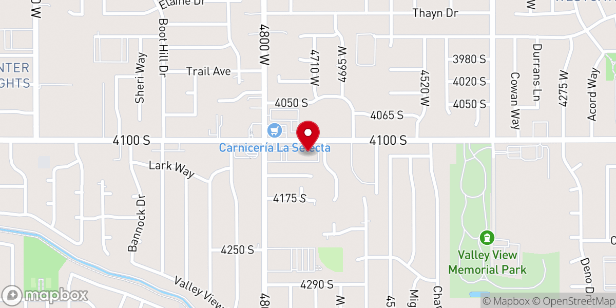 Map showing location of Grace Baptist Church