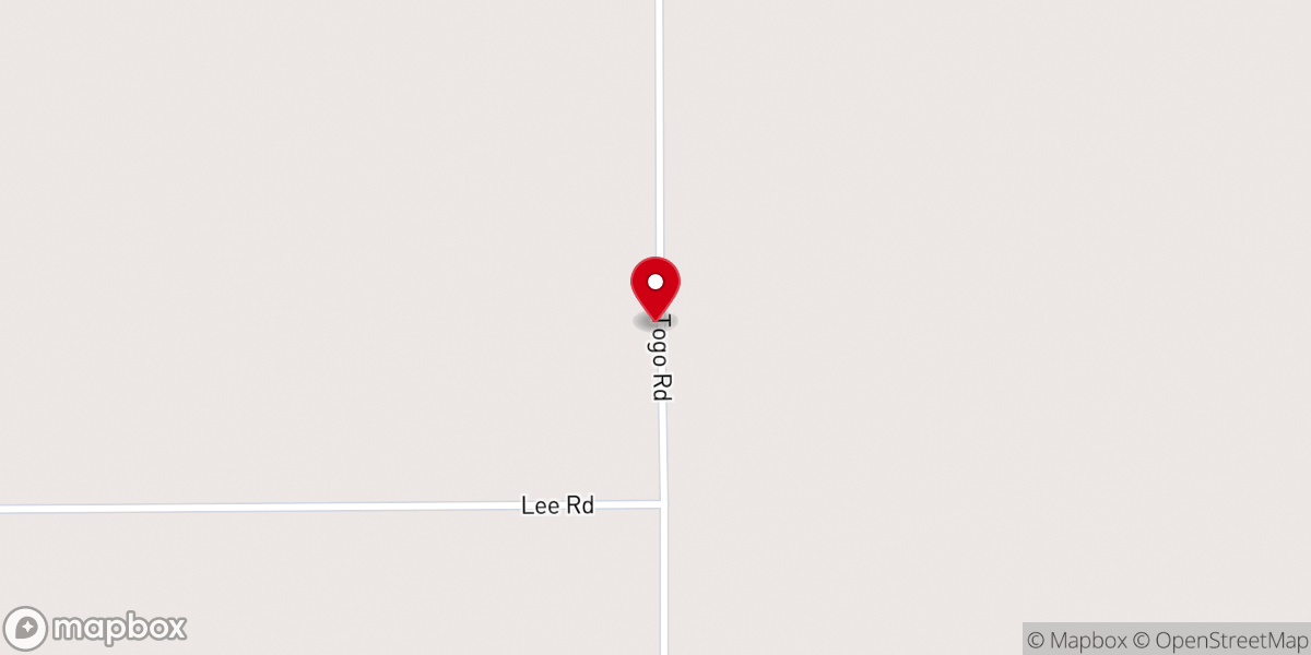 Map showing location of First James Creek Church