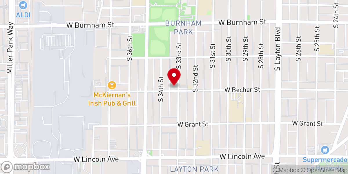 Map showing location of St Rafael the Archangel & Con