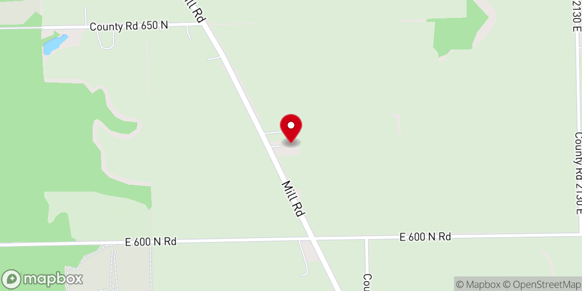 Map showing location of Hope Community Fellowship