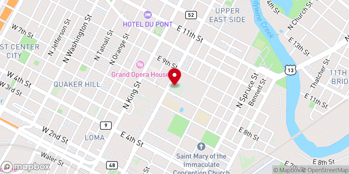 Map showing location of Ezion Mt Carmel United Methodist Church