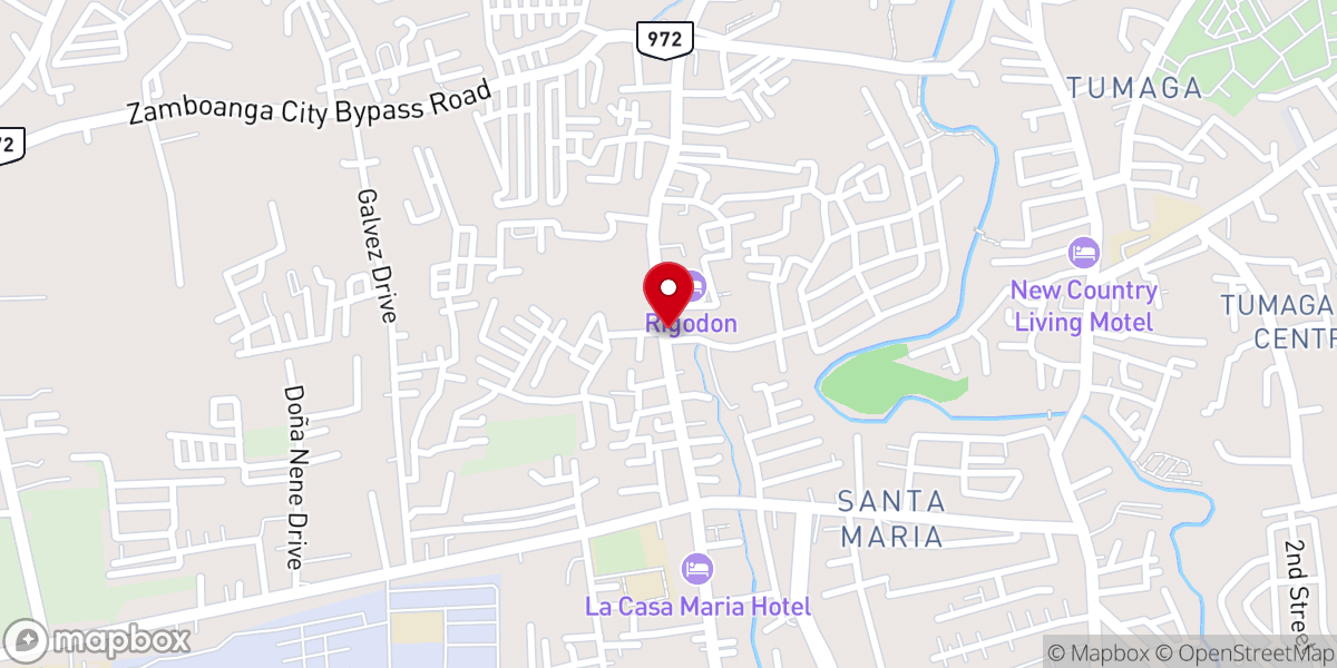 Map showing location of Southern Baptist Church Fellowship