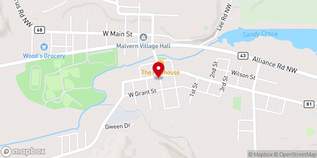 Map showing location of Resurrection Lutheran Church