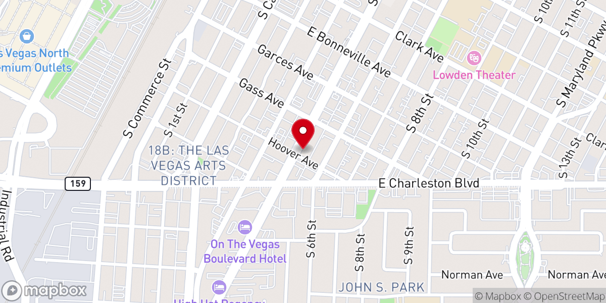 Map showing location of Bliss Wedding Chapel