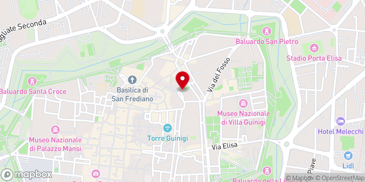 Map showing location of Chiesa di San Pietro Somaldi