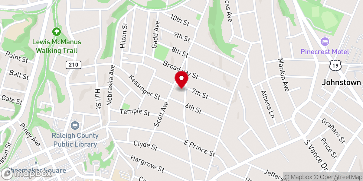 Map showing location of Free & Independent Holiness