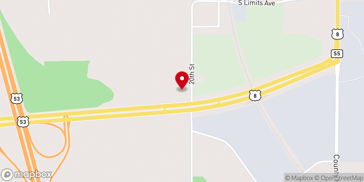 Map showing location of Saint Peter's Catholic Church