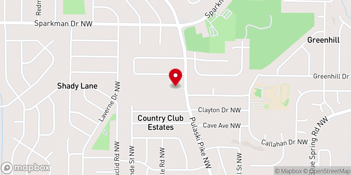 Map showing location of Touch by the Word Ministries Inc