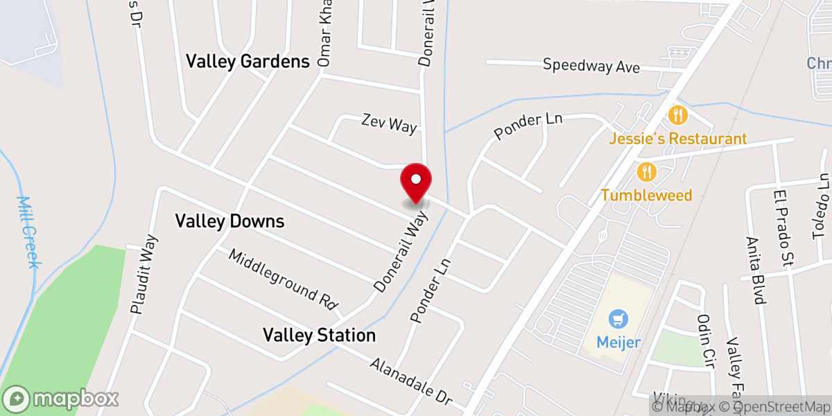 Map showing location of Copperhead Services