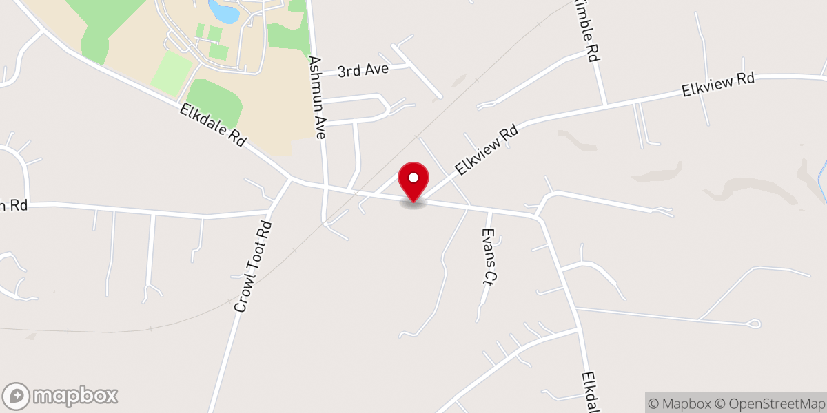 Map showing location of New Vision Fellowship Church