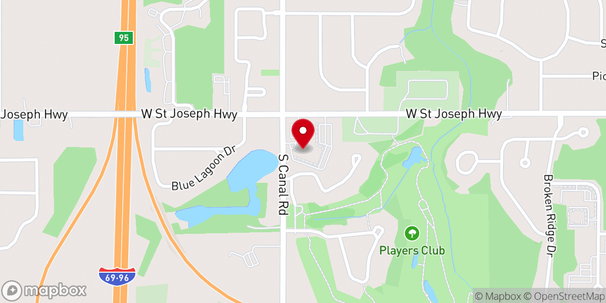 Map showing location of Wheaton Road Church