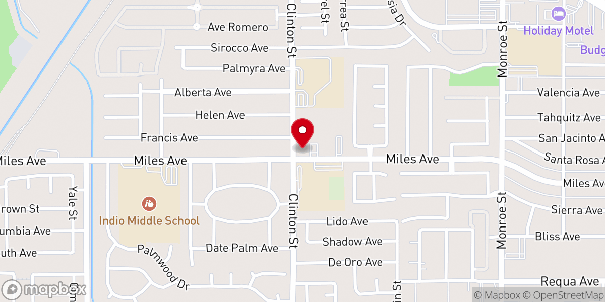 Map showing location of Trinity Lutheran Church- Missouri Synod