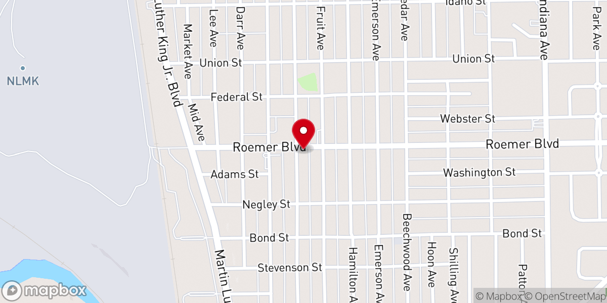 Map showing location of Our Lady of Fatima Church