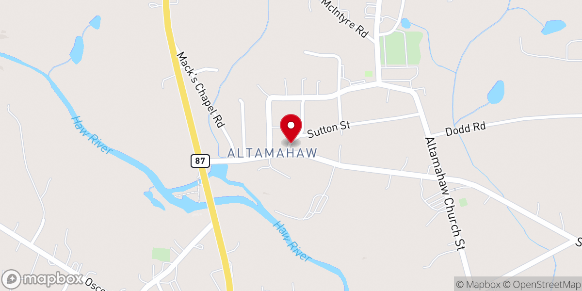 Map showing location of Salem Free Presbyterian Church