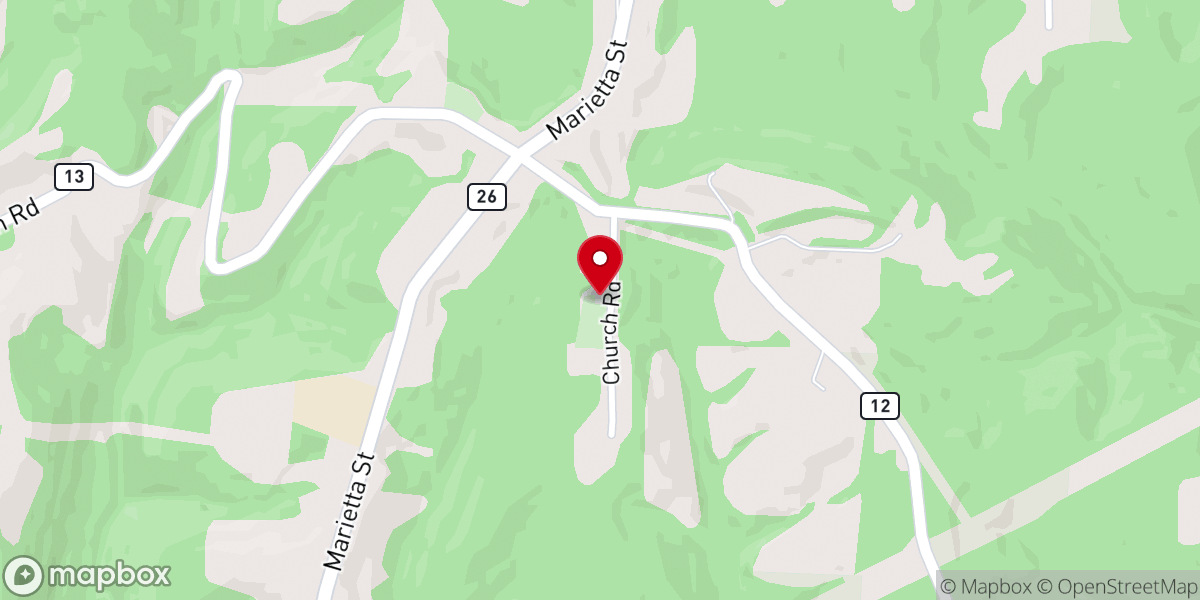 Map showing location of Graysville Church of Christ