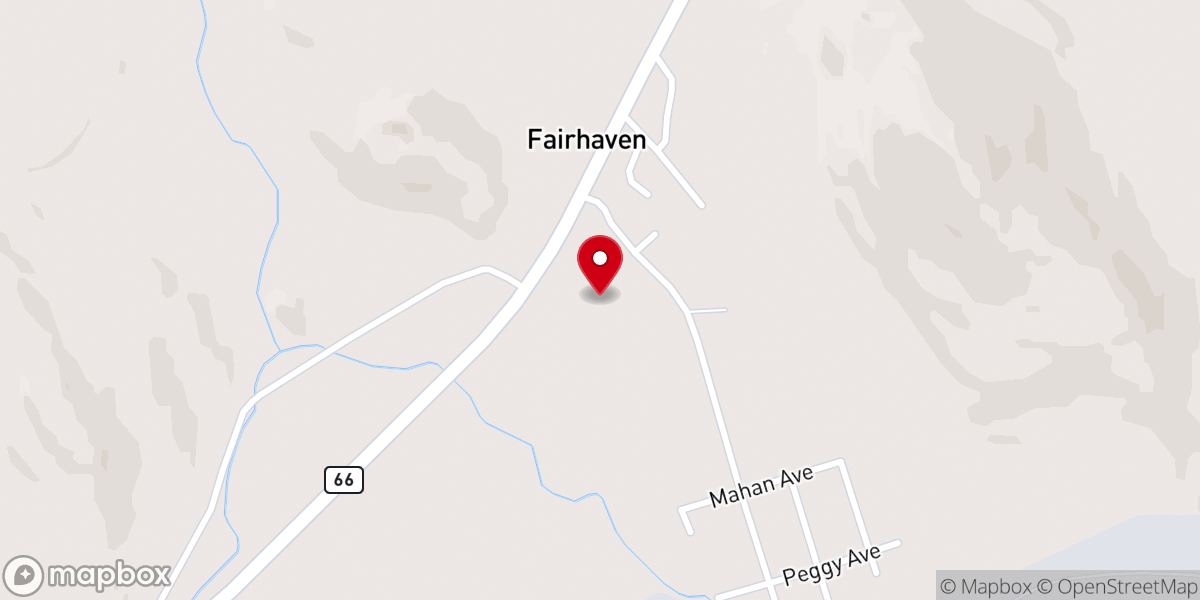 Map showing location of United Family Fellowship