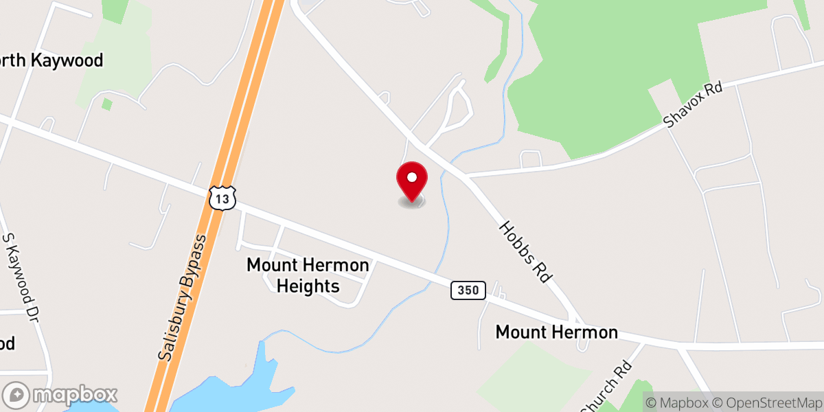 Map showing location of Abundant Life Harvest Fellowship