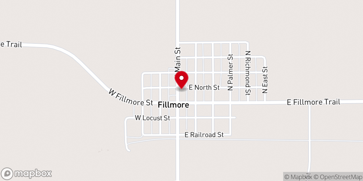 Map showing location of Saint Matthew Lutheran Church
