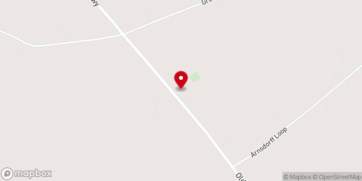 Map showing location of New Bethel Pentecostal Church