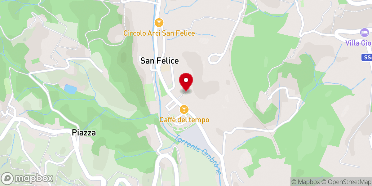Map showing location of Chiesa di San Felice
