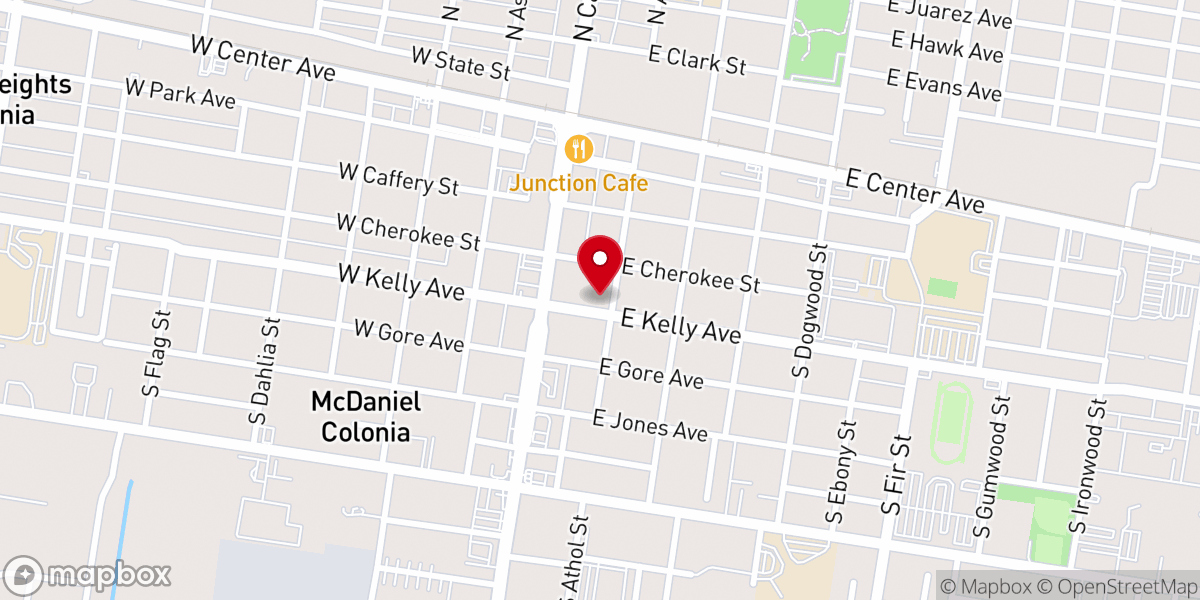 Map showing location of Iglesia Oasis De Gracia