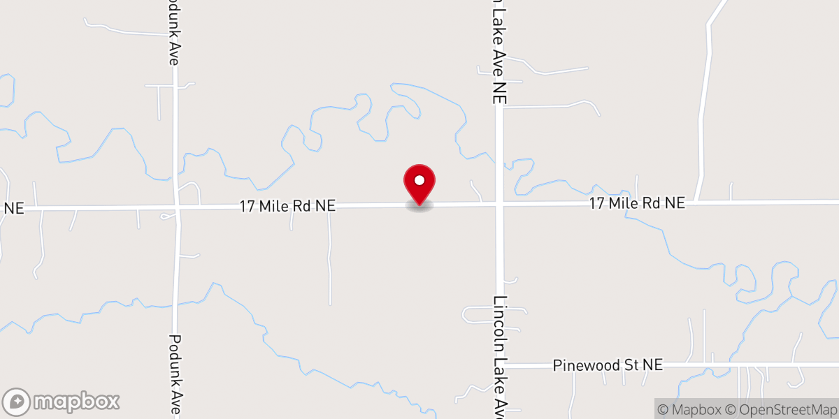 Map showing location of Spencer Mills Church