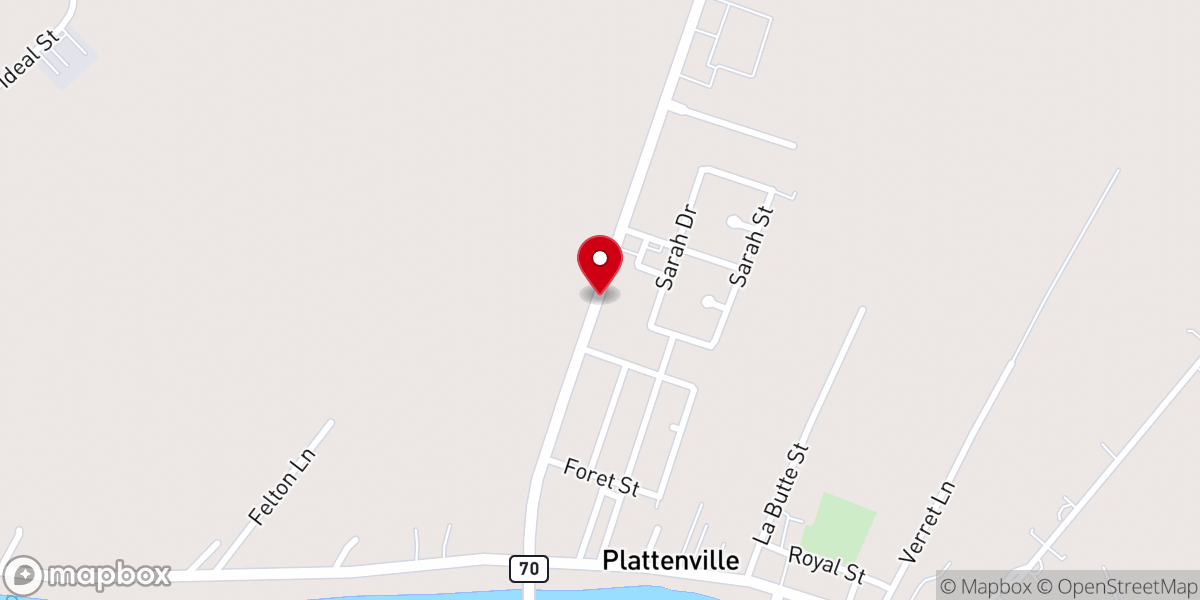 Map showing location of Christian Life Center Pentecostal Church