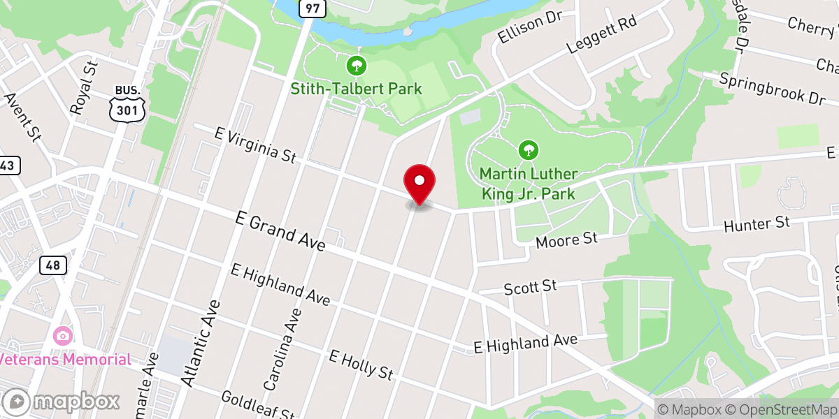 Map showing location of St Augusta FWB Church