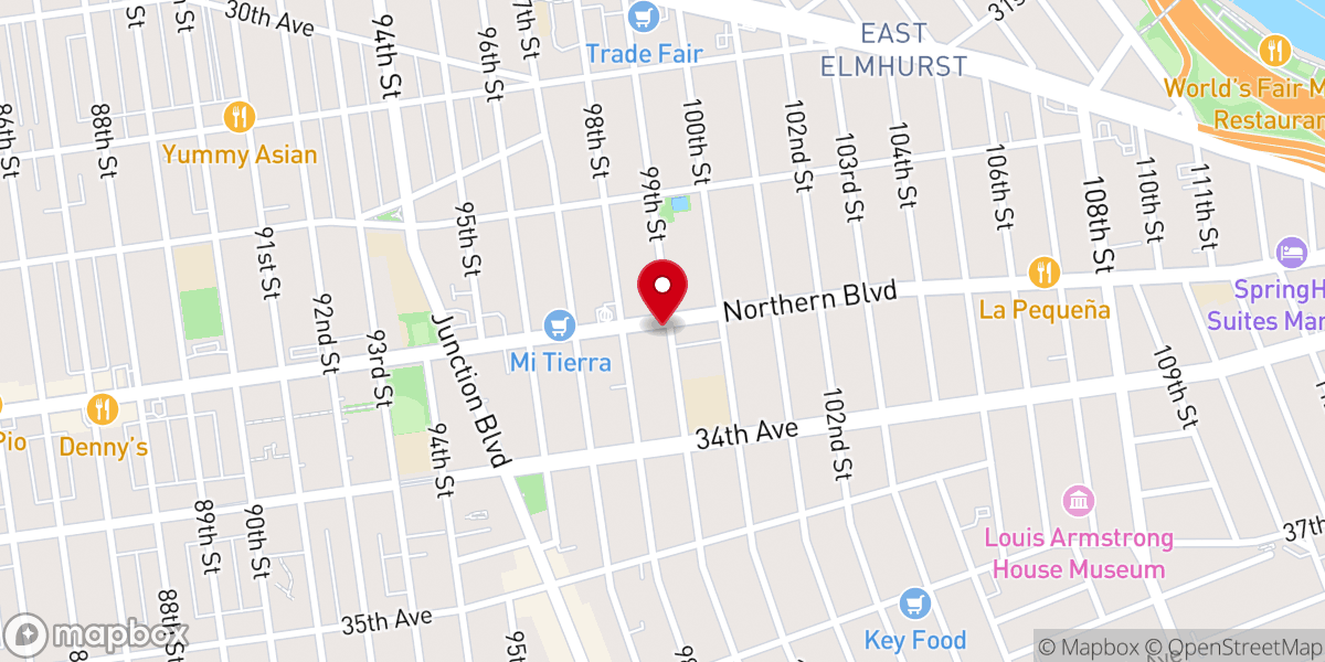 Map showing location of Day Star Church of Christ Inc